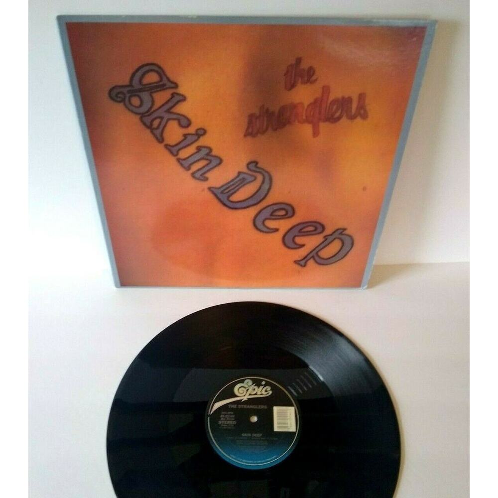 The Stranglers ‎Skin Deep 12" Vinyl EP Record 1984 New Wave Punk Rock Near Mint
